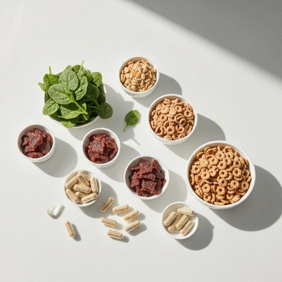 Iron-rich foods and supplements for athletes