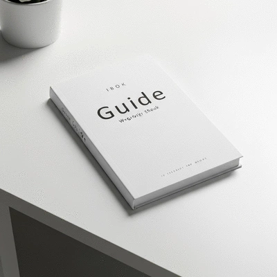 Digital guide or eBook mockup