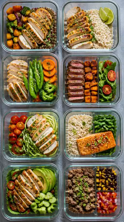 Healthy meal prep for weight loss