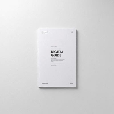 Digital guide or eBook mockup
