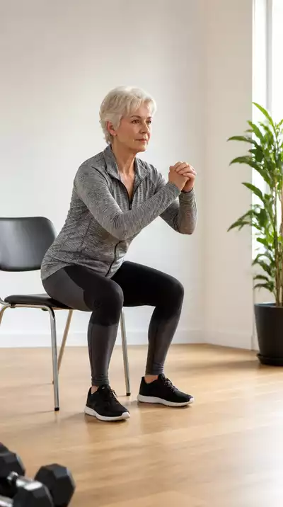 User exercising with modifications