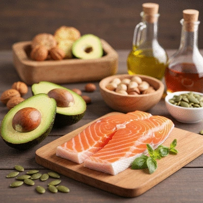 Healthy fats in a balanced diet