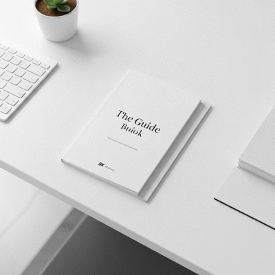 Digital guide or eBook mockup