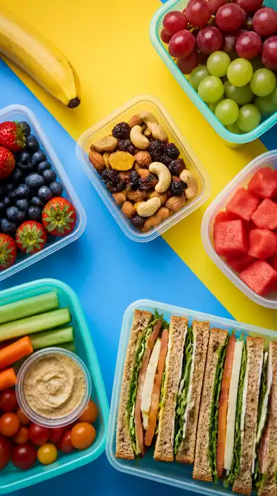 Travel-friendly healthy snacks and meals