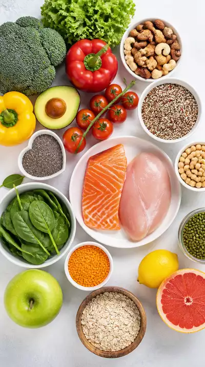 Healthy food options for fitness