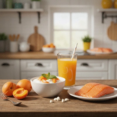 Healthy food sources rich in calcium and vitamin D