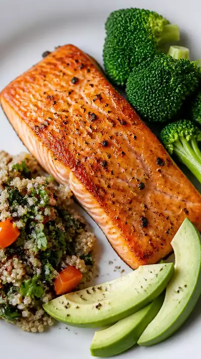 Healthy meal with synergistic food combinations