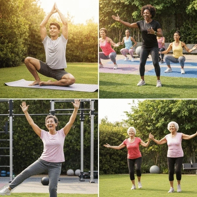 Lifestyle image of wellness activities
