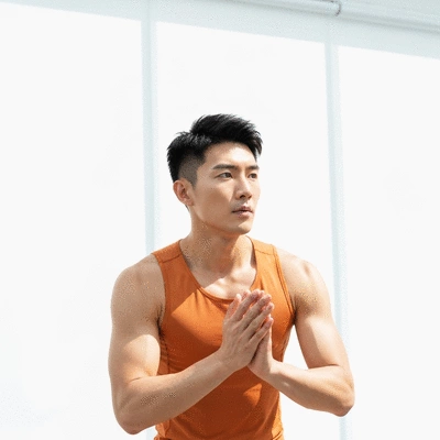 User engaging in healthy lifestyle activities