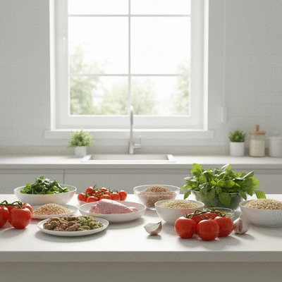 Healthy meal preparation
