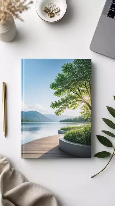 Digital guide or eBook mockup