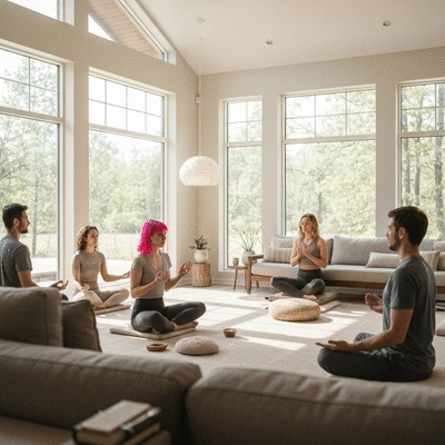 Wellness retreat for mental health